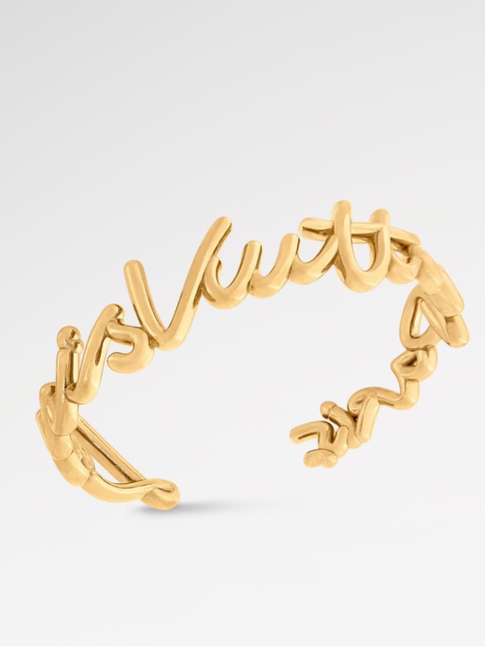 ‘Louis Vuitton Paris’ Script Cuff